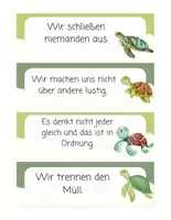 Vorschau - Poster - Klassenregeln für die Schildkrötenklasse - Seite 2