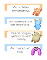 Vorschau - Poster - Klassenregeln für die Monsterklasse - Seite 2