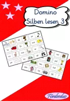 Vorschau - Spiele - Domino "Silben lesen 3" (Endsilben) - Deckblatt