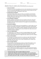Vorschau - Arbeitsblätter - AB mit Fragen zum Thema "Studium" + Lösungsblatt + Infografik - Seite 2