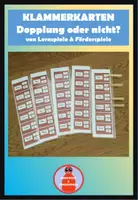 Vorschau - Stationenlernen - Großes Materialpaket Konsonantenverdopplung - Deckblatt
