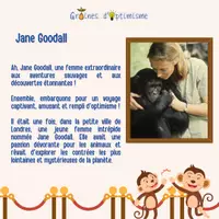 Aperçu - Apprentissages en autonomie - J'apprends avec Graines d'O - Portrait - Jane Goodall - Page 2