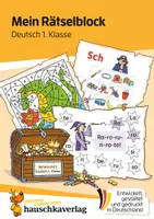 Vorschau - Stationenlernen - Mein Rätselblock Deutsch 1. Klasse - Deckblatt