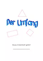 Vorschau - Arbeitsblätter - Der Umfang - Arbeitsheft - Seite 2