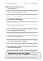 Vorschau - Arbeitsblätter - AB mit Fragen zum Thema "Südtirol" + Lösungsblatt + Infografik - Deckblatt