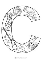 Vorschau - Arbeitsblätter - Ausmalbilder "Buchstaben" / Anfangsbuchstaben/ Buchstabeneinführung/ Buchtabenweg - Seite 3