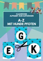 Vorschau - Poster - A-Z: Alphabet zum Aufhängen für Klassen Dekoration - Deckblatt