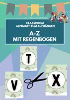 Vorschau - Poster - Materialpaket: Wimpel mit Buchstaben für Klassenraum - Deckblatt