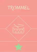 Vorschau - Mal- und Bastelvorlagen - Kreative Klänge - Bastelanleitung Trommel - Deckblatt