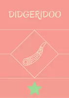 Vorschau - Mal- und Bastelvorlagen - Kreative Klänge - Bastelanleitung Didgeridoo - Deckblatt