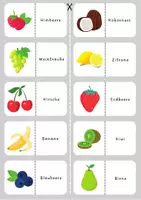 Vorschau - Bildkarten - Wort-Bild-Paare: Obst und Gemüse 🍎🥕 - Seite 3