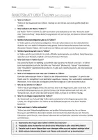 Vorschau - Arbeitsblätter - AB mit Fragen zum Thema "Tallinn" + Lösungsblatt - Seite 1