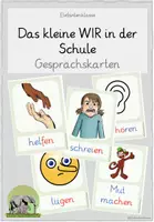 Vorschau - Bildkarten - Gesprächskarten zum Bilderbuch „Das kleine WIR (in der Schule)“ - Deckblatt