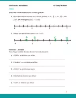 Aperçu - Feuilles d'exercices - Feuille d'exercices sur les nombres (CRPE) - Page 1