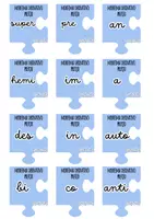 Vista previa - Hojas de trabajo - PUZZLE PREFIJOS Y SUFIJOS (Difícil) - Portada