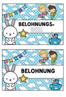 Vorschau - Präsentationen/Tafelbilder - Belohnungskarten Grundschule – Lochkarten Belohnungssystem – Punch Card - Hasenklasse - Seite 3