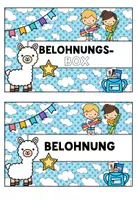 Vorschau - Präsentationen/Tafelbilder - Belohnungskarten Grundschule – Lochkarten Belohnungssystem – Punch Card - Lamaklasse - Seite 3