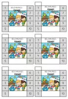 Vorschau - Präsentationen/Tafelbilder - Belohnungskarten - Belohnungssystem Grundschule - Lochkarte - Punch Cards - Monsterklasse - Seite 1