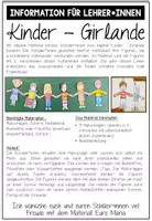 Vorschau - Mal- und Bastelvorlagen - Kinder-Girlande - Bastelprojekt - Seite 1