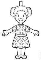 Vorschau - Mal- und Bastelvorlagen - Kinder-Girlande - Bastelprojekt - Seite 3