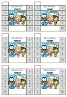 Vorschau - Präsentationen/Tafelbilder - Belohnungskarten - Belohnungssystem Grundschule - Lochkarte - Punch Cards - Pinguinklasse - Seite 1