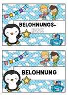 Vorschau - Präsentationen/Tafelbilder - Belohnungskarten - Belohnungssystem Grundschule - Lochkarte - Punch Cards - Pinguinklasse - Seite 3