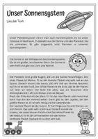 Vorschau - Arbeitsblätter - Das Weltall - Teil 2 - Unser Sonnensystem - Seite 2