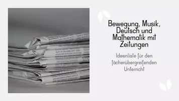 Vorschau - Spiele - Fächerübergreifende Ideen mit Zeitung - Seite 1