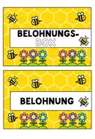Vorschau - Präsentationen/Tafelbilder - Belohnungskarten Grundschule – Lochkarten Belohnungssystem – Fleißige Bienen - Punch Card Bienen - Seite 3