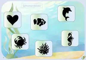 Vorschau - Aufgabenkarten - Pränumerik- 10 Klettmappen nach Teacch Thema Meer Nr. 1 - Seite 3