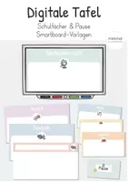 Vorschau - Präsentationen/Tafelbilder - Digitale Tafel: Schulfächer (Smartboard) - Deckblatt