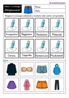 Vorschau - Arbeitsblätter - Leggere e incollare - Abbigliamento (Italiano) - Seite 3