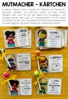 Vorschau - Anderer Materialtyp - Mutmacher - Kärtchen (kleines Geschenk für den Schulstart oder zwischendurch) - Seite 1