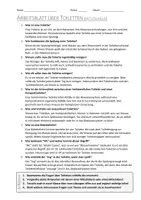 Vorschau - Arbeitsblätter - AB mit Fragen zum Thema "Toilette" + Lösungsblatt + Infografik - Seite 2