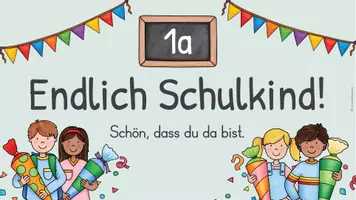 Vorschau - Präsentationen/Tafelbilder - Digitale Tafel: Einschulung (Schulstart) Begrüßung - Seite 3