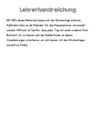 Vorschau - Poster - Wochentage für Klassenkalender - Seite 2