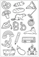 Vorschau - Arbeitsblätter - Buchstaben - Ausmalbilder und Deckblätter für die Buchstabeneinführung - Seite 2