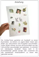 Vorschau - Arbeitsblätter - Buchstaben / Buchstabeneinführung - leere Deckblätter zum selber gestalten - Seite 1