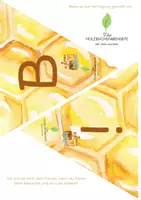 Vorschau - Mal- und Bastelvorlagen - Bienenklasse Wimpelkette Klassentier Biene - Seite 1
