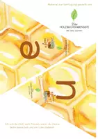 Vorschau - Mal- und Bastelvorlagen - Bienenklasse Wimpelkette Klassentier Biene - Seite 2