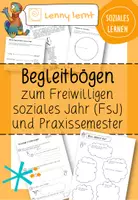 Vorschau - Arbeitsblätter - Begleitbögen zum FsJ und Praxissemester - Deckblatt