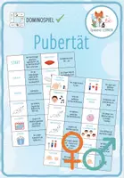 Vorschau - Spiele - Veränderungen in der Pubertät – Domino Spiel - Deckblatt