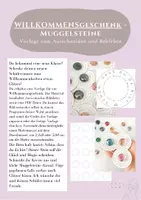 Vorschau - Mal- und Bastelvorlagen - Willkommensgeschenk - Muggelstein - Deckblatt