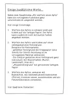 Vorschau - Mal- und Bastelvorlagen - Apfel würfeln - Kunstidee Herbst - Seite 1