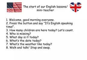 Vorschau - Poster - mini-teacher/ Stundeneinstieg Englischunterricht - Seite 2