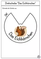Vorschau - Mal- und Bastelvorlagen - Drehscheibe: Lebenszyklus Eichhörnchen - Seite 3