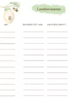 Vorschau - Fördermaterial/Inklusion - Bienenklasse Lesepass Lesemotivation - Seite 2