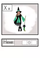 Vorschau - Präsentationen/Tafelbilder - Buchstabe X - Bild- und Wortkarten - Buchstabeneinführung DaZ / Deutsch - Seite 2