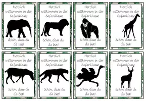 Vorschau - Poster - Wachsendes Materialpaket #Safariklasse dunkle Version - Seite 2