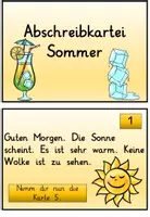 Vorschau - Arbeitsblätter - Abschreibkartei Sommer - Seite 2